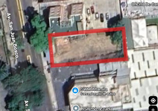 Terreno en alquiler de 900 m² en Altamira, Caracas