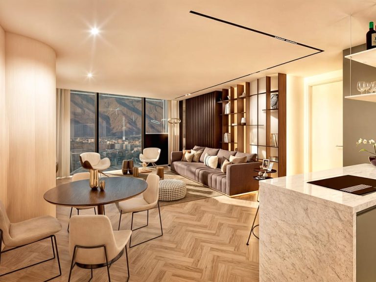 Apartamento con 2 habitaciones y 2 baños en Las Mercedes, Caracas