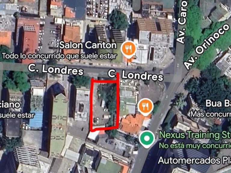 Terreno en venta de 870 m² en Las Mercedes, Caracas