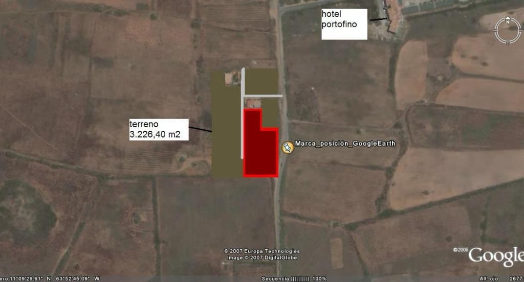 Terreno en Antolín del Campo, Margarita (sureste)
