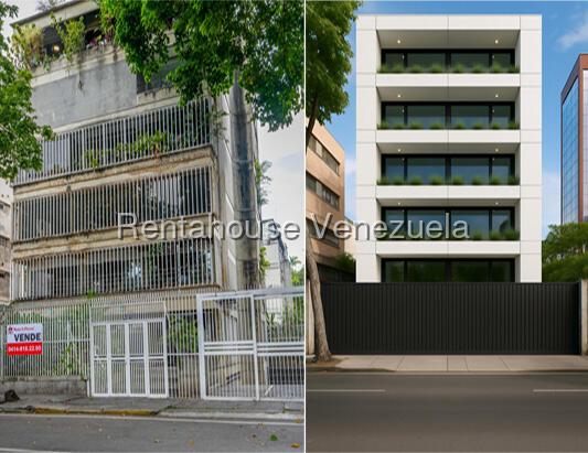 Comercial edificio 8 pisos con vista al Ávila Las Mercedes